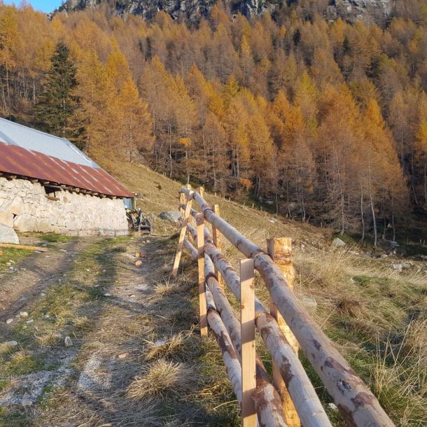 Gorza S.r.l. - Realizzazioni - Staccionata modello trentino