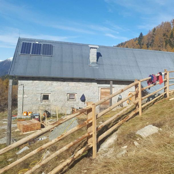 Gorza S.r.l. - Realizzazioni - Staccionata modello trentino