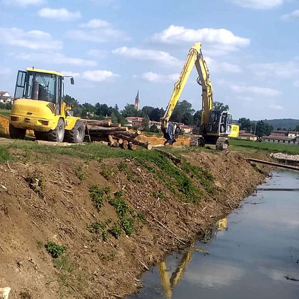 Gorza S.r.l. - Realizzazioni - Manutenzione canale Sovizzo (VI)